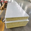 100-120 Kg/m³ High Density Rock Wool Sandwich Panel Wall for Airports, Train Stations, Stadiums, Exhibition Centers