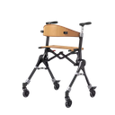 Ultra Light Travel Rollator Walker Magnesium Alloy Carbon Fiber Handle Compact Folding Seat Walker for Seniors
