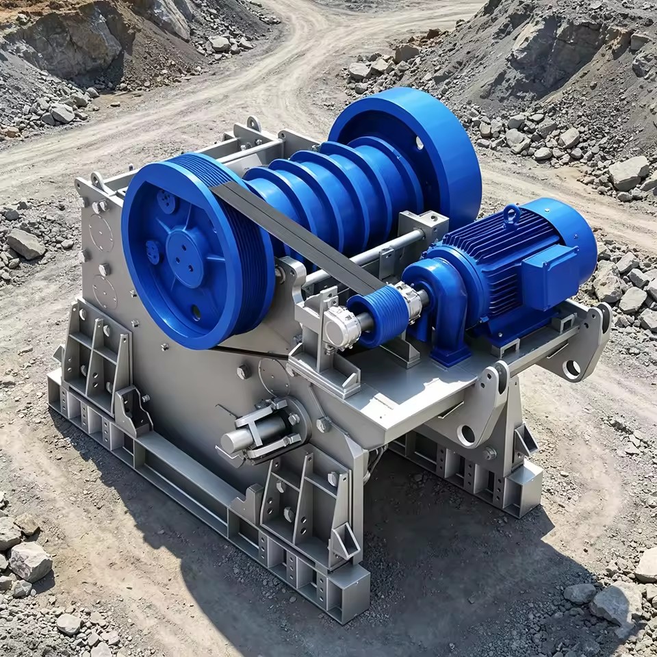 Jaw Crusher: Primary Crushing of Hard Rock with Large Feed Capacity and Deep Chamber for High-Efficiency Crushing