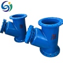 Industrial Grade Welded Y Strainer PN16/150LB Flange Stop Filter for Water Manual Operation 1 in Port Size