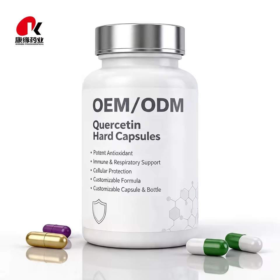 Plant Based Quercetin Supplement Antioxidant Capsules OEM Private Label Supplement Custom Bulk Manufacturer Supplier