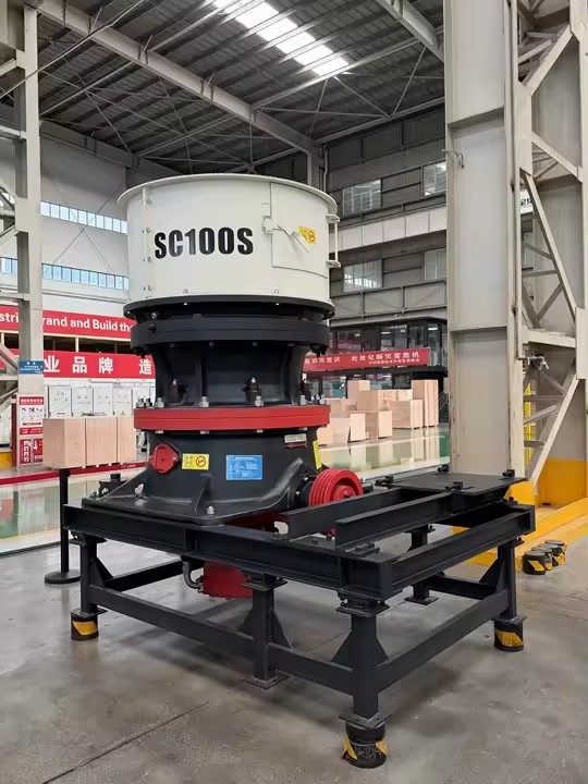 SC100S C1 Series Single-cylinder Hydraulic Cone Crusher AC Motor High Mining Use Low Energy Consumption 85-170t/h