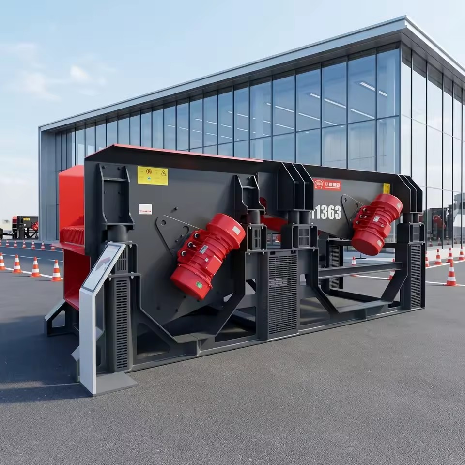 Factory Sale Brand HSF1345 Heavy Grizzly Vibrating Feeder AC Motor Large Processing Capacity 750-1150t/h for