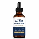 OEM/ODM Calcium Magnesium Zinc Vitamin Drops D3 K2 B6 Boron Sea Moss Extract 60ml Oral Liquid for Adult Use Improved Immunity