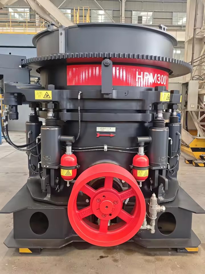 HPM Multi-cylinder Hydraulic Cone Crusher AC Motor Engine High Productivity for Granite Limestone Mining Quarry Construction