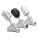 DN15 DN20 DN25 DN32 DN40 DN50 DN65 DN80 Water Gas Oil PN16 Pneumatic Stainless Steel 304/316L Shut-Off Angle Seat Valve