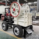 Spot Supply PE-250*400 Pe-200*300 Portable Diesel Jaw Crusher Marble Mining Jaw Crusher