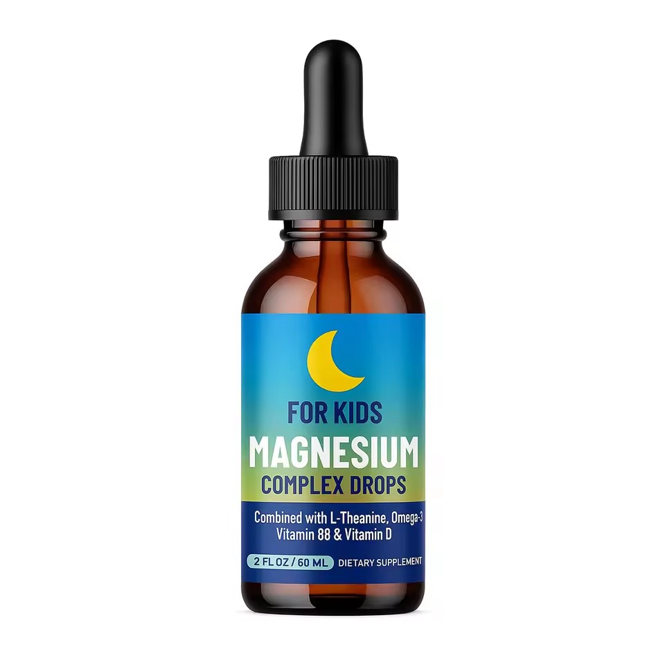 Oral Liquid Magnesium Complex Vitamin Supplement Drops Citrate Glycinate for Adults