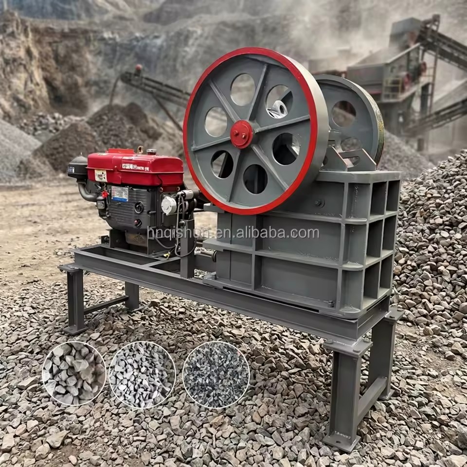 Factory Price Portable Gold Mining Equipment PE250x400 15-50 Tons Per Hour
