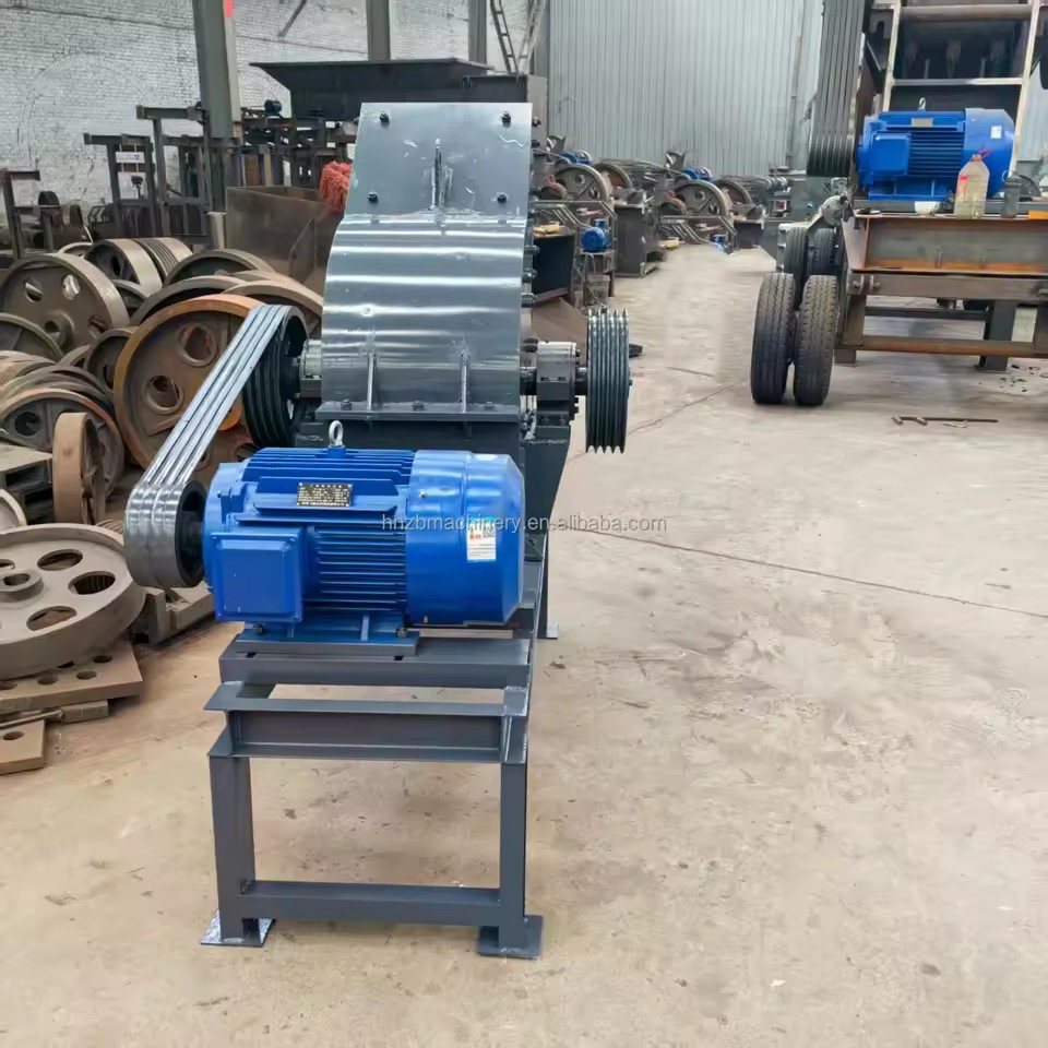 Hammer Mill Crusher with AC Motor & Engine Bearing for Gold Mining
