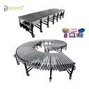 Duffy Electric Driven Stainless Steel Foldable Roller Conveyor With 50kg Load for Truck Loading