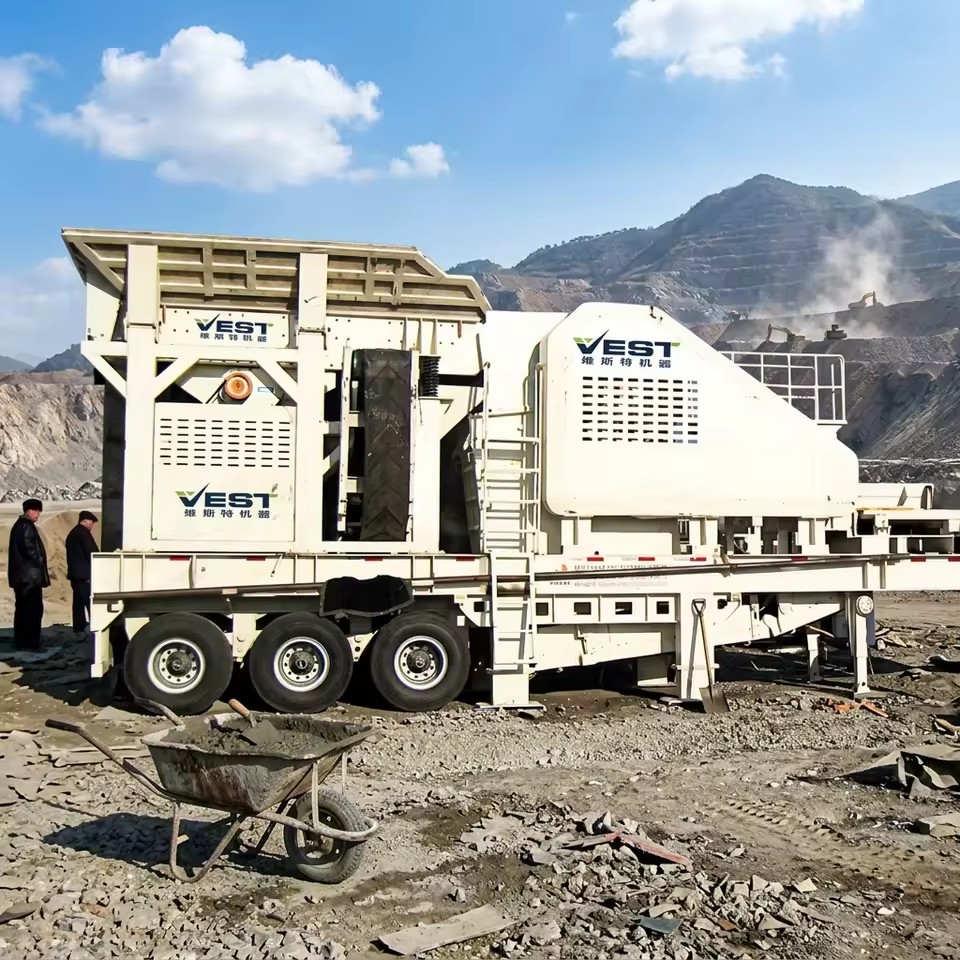 Heavy-duty Hard Stone Jaw Crushing Station for Mining Aggregate Crushing Plant