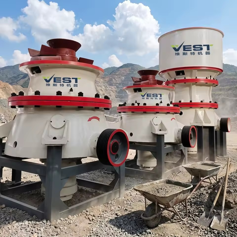 Heavy Duty Ore Rock Cone Crushing Machine with Single Hydraulic Cylinder