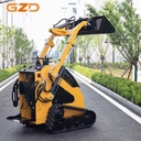 GZD T360 Mini Tracked Loading Machine 3.5KN Hydraulic Small Crawler Loader Custom Engine for Mining Construction Landscaping