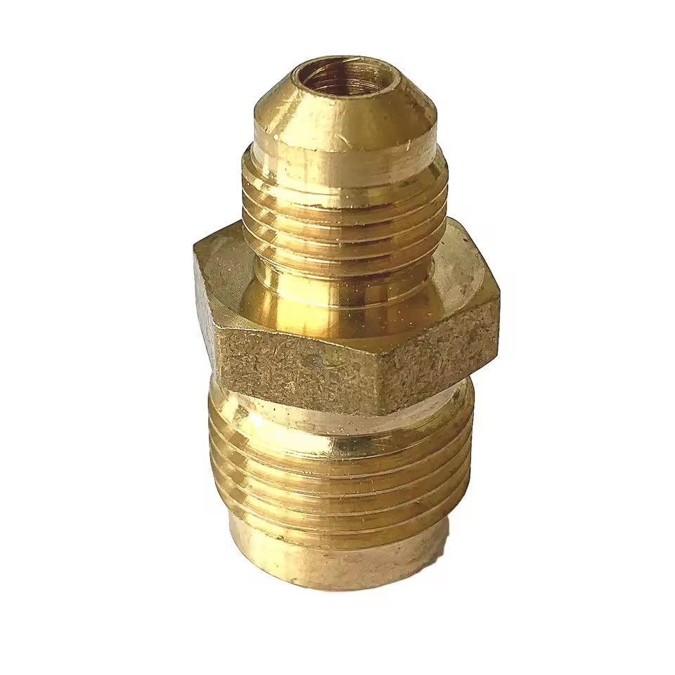 Lead-Free Reducing Flare Union High Temperature Pressure Resistance Gas Liquid Connections Strong Earthquake Resistant SAE Red
