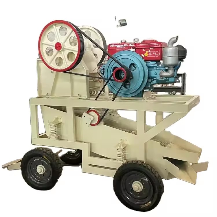 PE 400 X 600 Small Stone Jaw Crusher with AC Motor & Gearbox PLC Control 5-20t/h Capacity for Mining Quarry Use