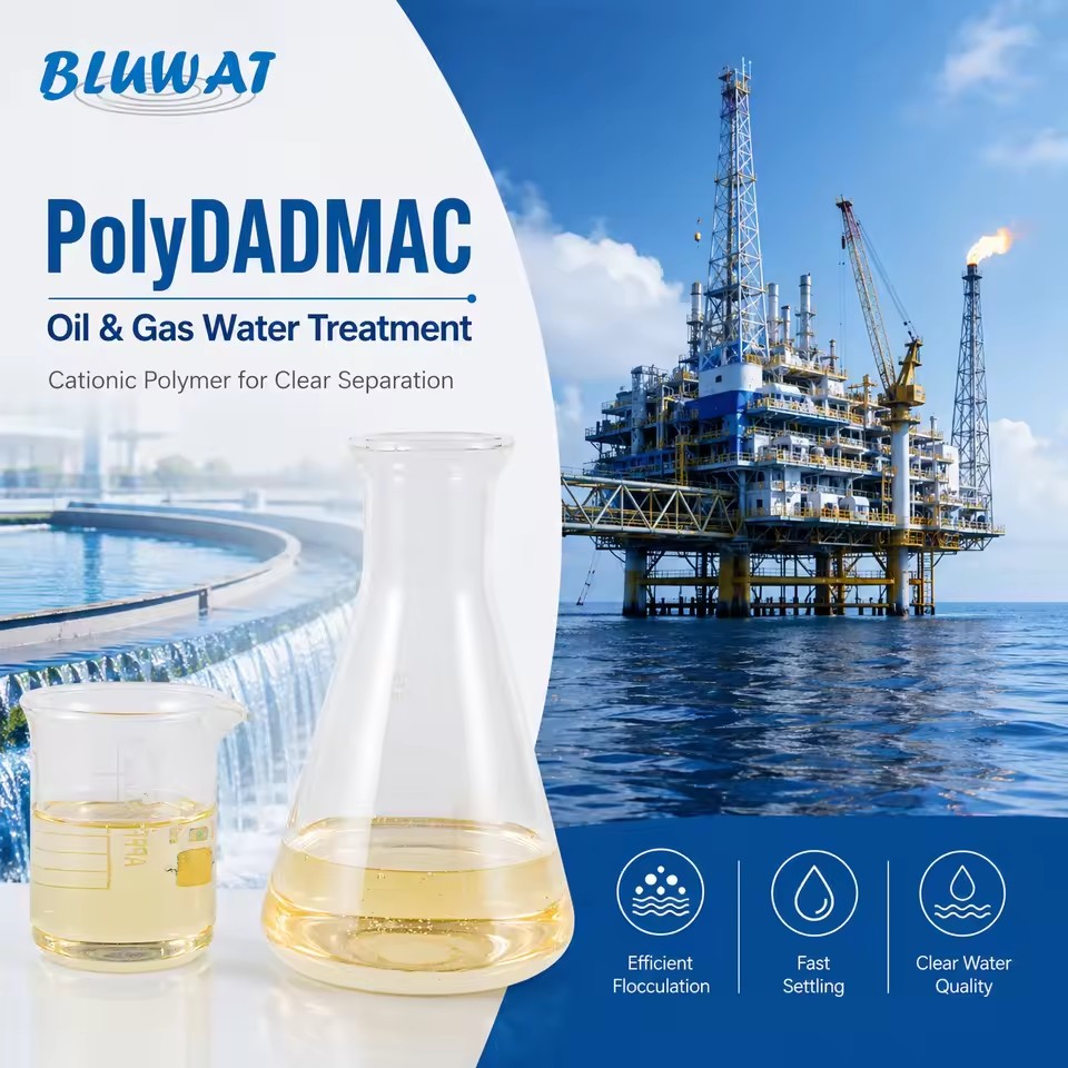 PDADMAC Flocculant Clay Stabilizer for Oil and Gas Well Drilling Fluids