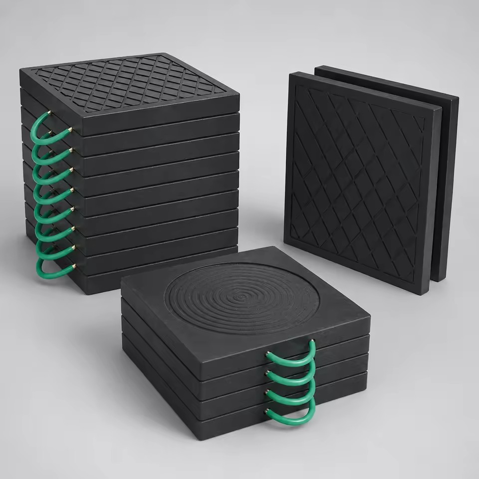 Outrigger Pads and Crane Mats Custom Size HDPE Ground Protection Solution for Construction Mining and Oilfield