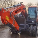 XGY DX Series DX 215W-C Heavy Duty 4*4 Wheel Excavator Multiple Purpose Digger for Mining Rock Breaking & Digging