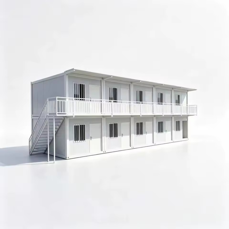 Quick Assembly Two Storey Modular Cabin Building Durable Temporary Housing for Oilfield Workforce Accommodation