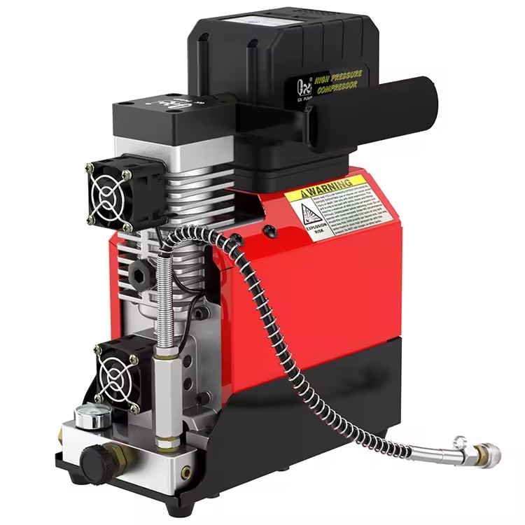 GX-E-L2 Oil Free Portable 320bar Pcp with Optional Lithium Battery Forhunting for Diving High Pressure air Compressor