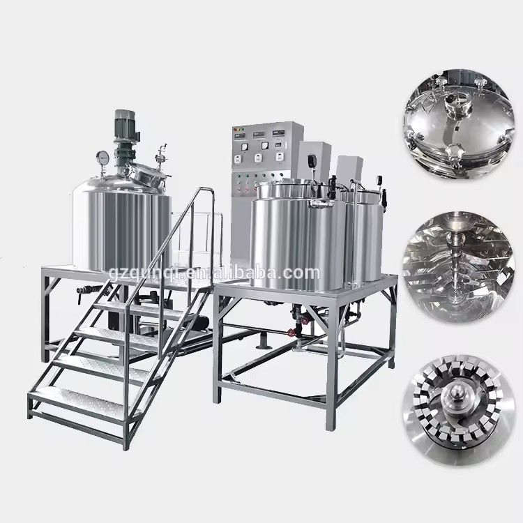 Vacuum Homogenizing Mix Machine for Petroleum Jelly and Shea Butter Paste Heat Processing Equipment