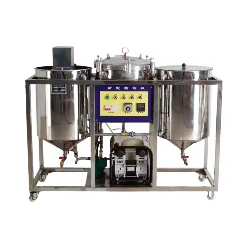 Oil Refinery System Soybean Oil Refining Equipment High Efficiency Oil Refining Equipment