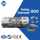 DMTG CK6180 Dmtg Factory Ck6180 Heavy Duty Cnc Lathe Machine for Metal Torno Cnc Para Metal for Ship Building Industry Price