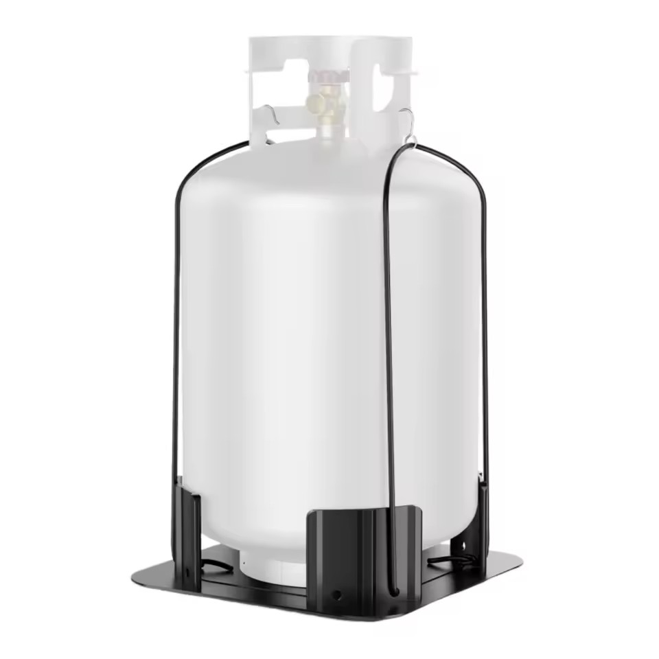 Factory Price Heavy Duty Adjustable Propane Tank Stabilizer with 2" Wheels for Outdoor Camping