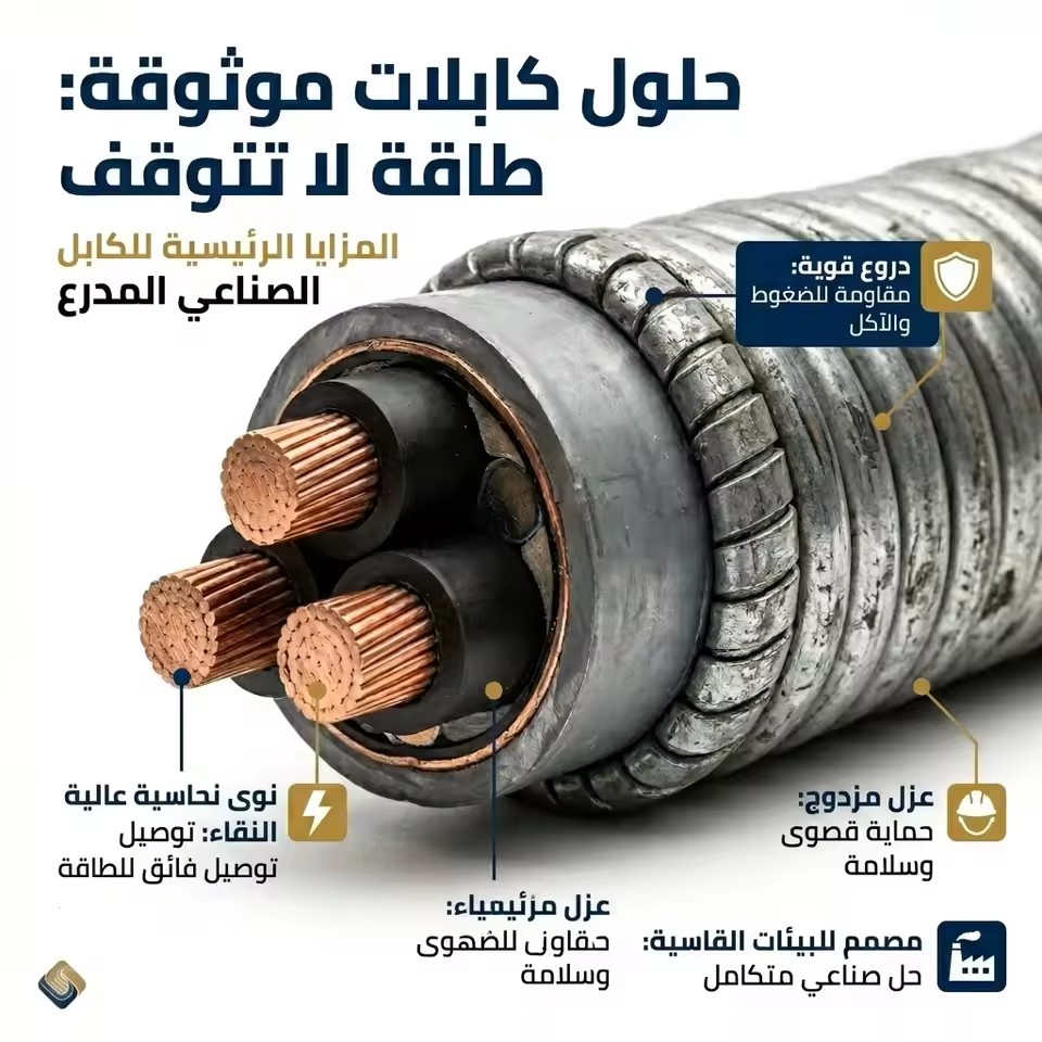 Premium Oilfield 3 Core EPDM Insulation High Pressure Resistant Durable Flat Electric Submersible Pump ESP Cable