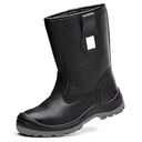 Steel Toe Men Safety Footwear Water Boots Oilfield Industrial Farming High Top PU Leather Boots