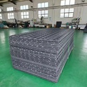 Temporary Road Mat Anti-slip HDPE Plate Textured Surface Ground Protection Sheet for Oil Field and Excavator