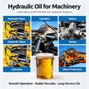 High Viscosity Index Hydraulic Lubricant Shear Stable Oil for Wide Temperature Range Construction and Forestry Equipment