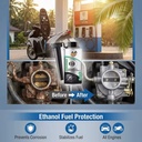 Fuel Stabilizer Ethanol Treatment Octane Booster Injector Cleaner Fuel Stabilizer for Small Engine Lawn Mower Boat Ca