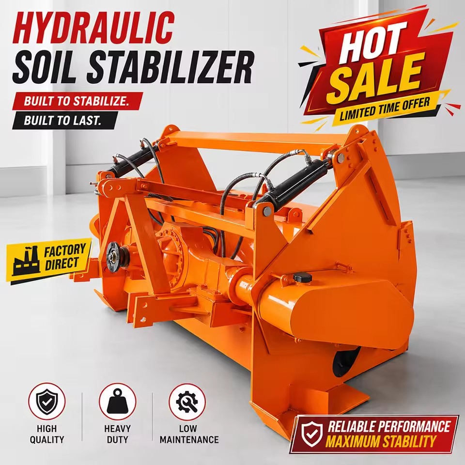 Hydraulic Soil Stabilizer Plant for High Capacity Stabilized Gravel and Fly Ash Mixing