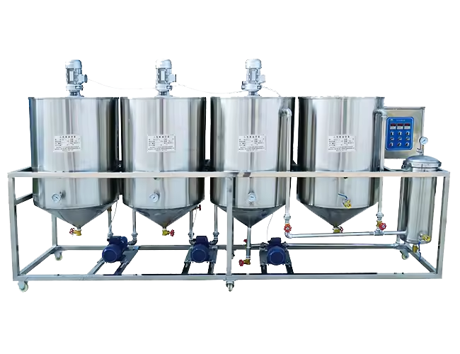 Crude Oil Refining Machine | Small Scale Edible Oil Refinery Equipment
