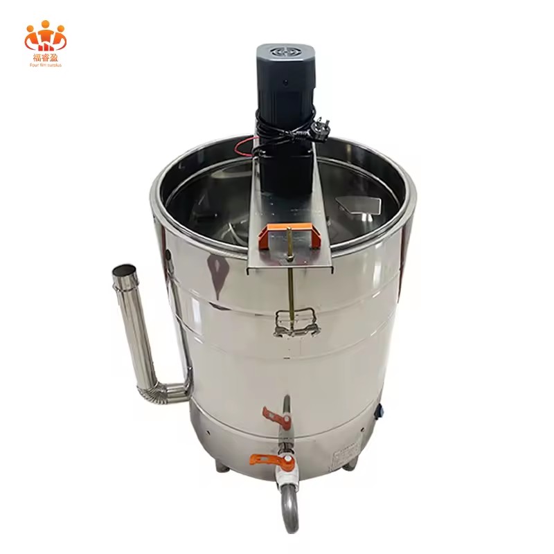 Small Industrial Food Liquefied Petroleum Gas Dual Gas Steam Conductivity Hot Oil Jacket Cooking Kettle Pot with Stirrer