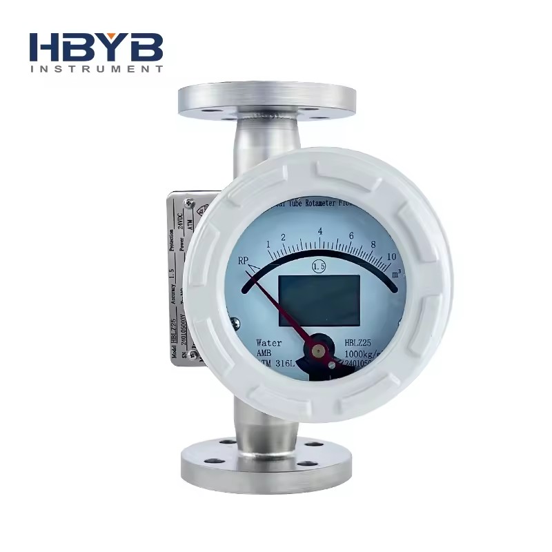 High Temperature Pressure Customized Stainless Steel Water Oil Fuel Gas Metal Tube Rotameter for Chemical Industry
