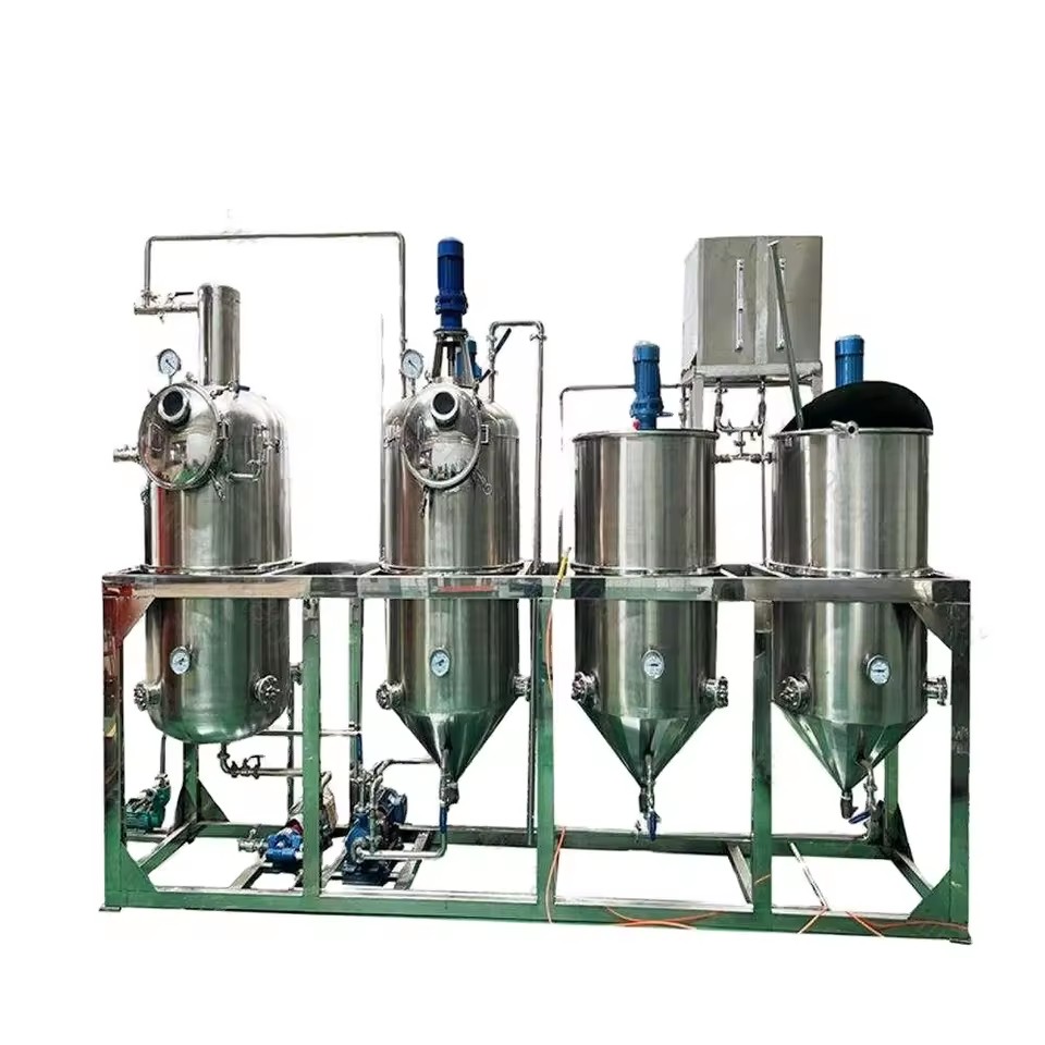 2000kg/d Palm Oil Refinery Machine: Crude Oil Refining Plant.