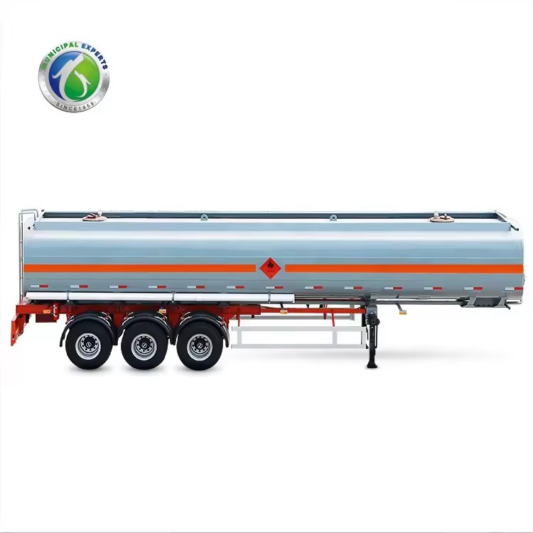 Xianglong 3 Axle 40m3 Steel Fuel Tanker Semi Trailer Q235B Corrosion Resistant Oil Tanker Reservoir Carburant Factory