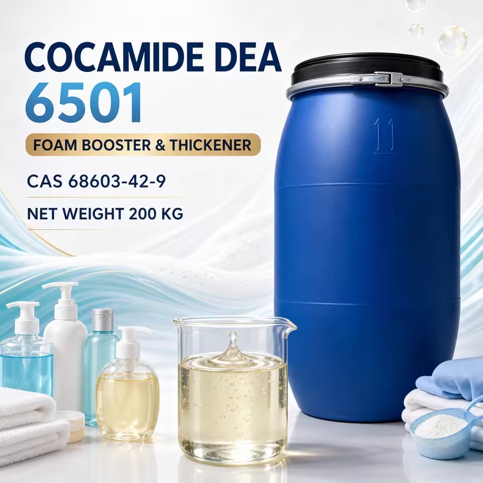 Cocamide DEA 6501 200KG Drum Shampoo Body Wash Hand Wash Detergent Industrial Cleaning Bulk