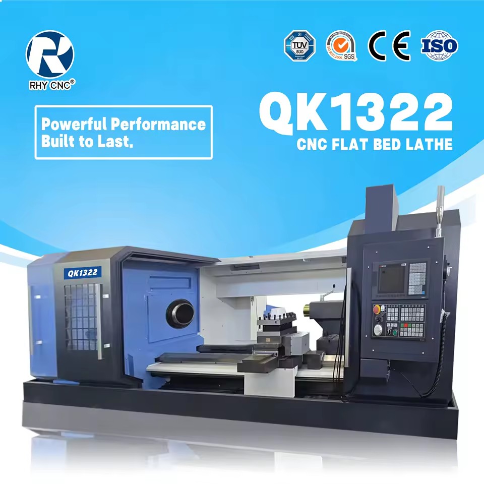 Heavy Duty Horizontal Automatic CNC Lathe QK1322-3000 Single for Oil Country Tubular Goods | 3 Meter Pipe Threading Machine