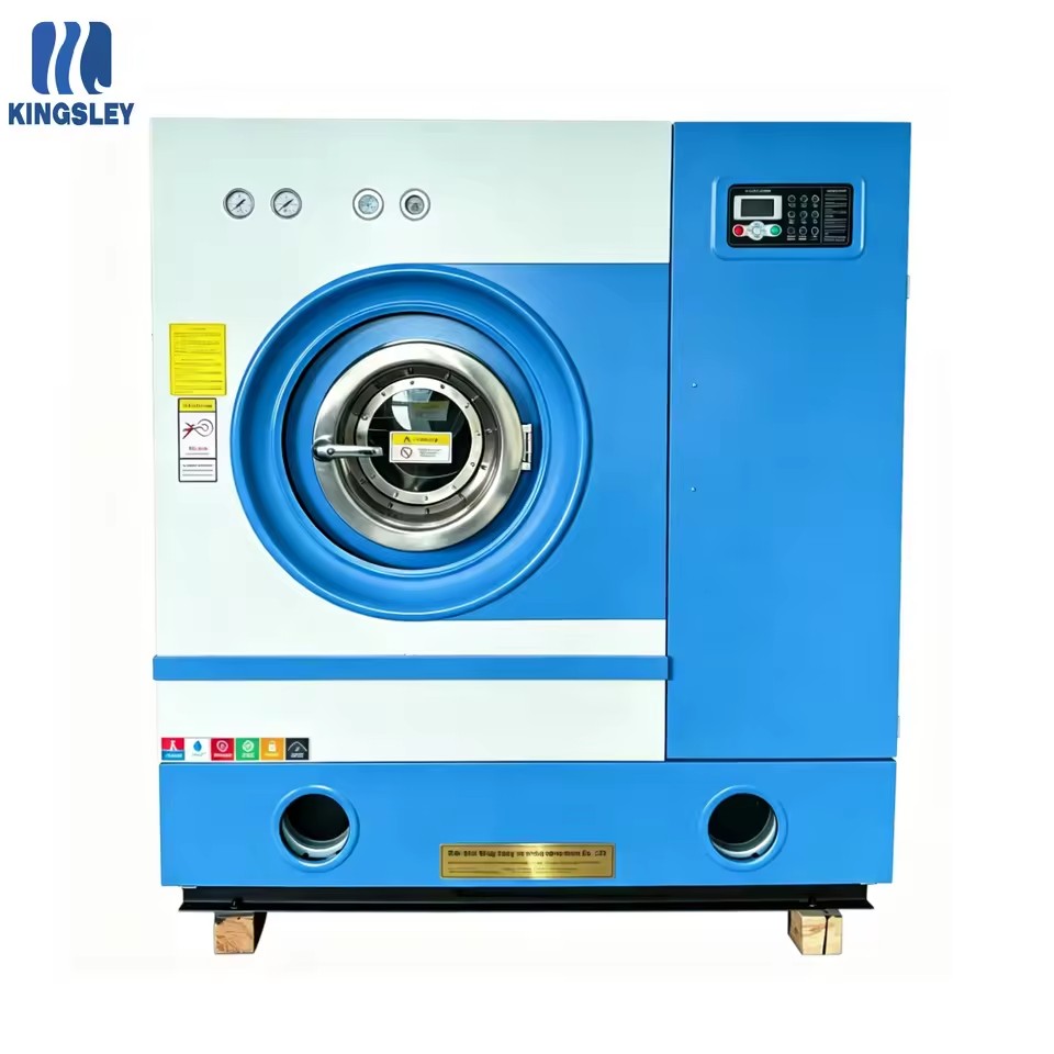 Hydrocarbon Petroleum Dry Cleaning Machine 10kg Capacity Industrial Clothes Washer OEM ODM Customized Service Recruit Agents