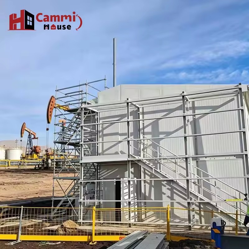 Heavy Duty Mining Cabin All-in-one Camp Solution Mining Site Storage Warehouse Container Oilfield Modular Cabin