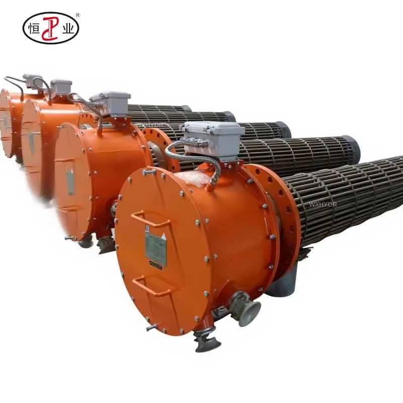 Explosion-proof Stainless Steel Electric Automatic Flange Immersion Heater 80KW Energy Saving for Petroleum Chemical Tank Fluid