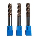 Solid Carbide Fresa High Precision CNC Unequal Helix Square End Mill Cutters for Stainless Steel