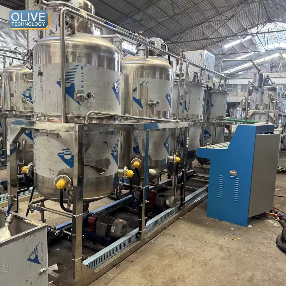 Oil Refinery Equipment Crude Oil Refinery Equipment Soybean Oil Refinery Machine Small Scale