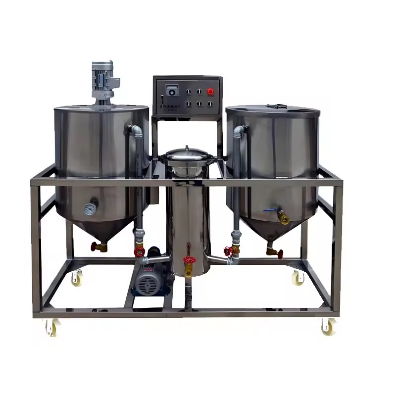High Efficiency Cooking Oil Refinery Machine Complete Purification Line for Bulk Crude Vegetable Oil Processing Project