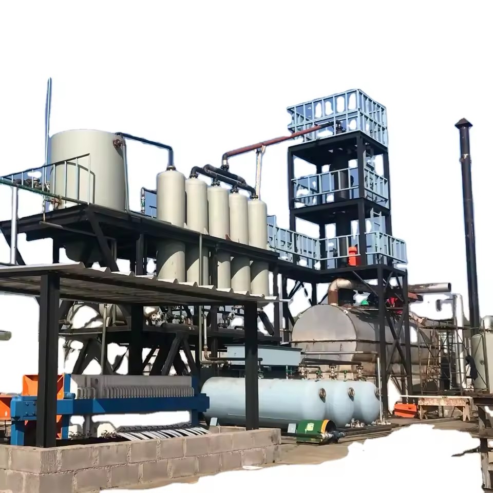 TIre to diesel Fuel Refinery Distillation Plant