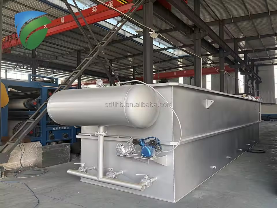 Dissolved Air Flotation Large Scale Sewage Solid Liquid Separation Equipment for Petroleum and Chemical Wastewater